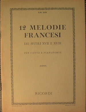 12 Melodie francesi