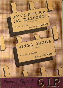 Avventura al telefono ( swing moderato ) - Dinga Dunga ( samba allegra )