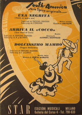 Una negrita ( bolero mambo ) - Arriva il cocco ( rumba ) - Dolcissimo mambo ( mambo tipice )
