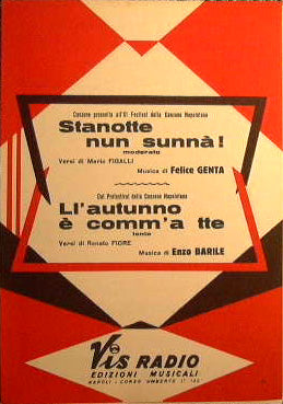 Stanotte nun sunnà ( moderato ) - Ll'autunno è comm'a tte ( lento )