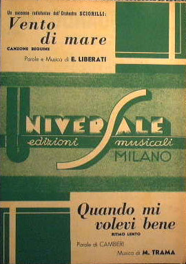 Vento di  mare ( canzone beguine ) - Quando mi volevi bene ( ritmo lento )