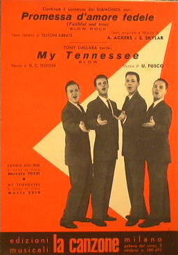Premessa d'amore fedele ( un successo dei Diamons ,slow rock ) - My tennessee ( Cantato da Toni Dallara ,slow )