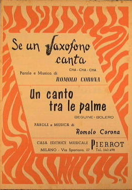 If a saxophone sings (cha cha cha) - A song among the palm trees (beguine bolero)