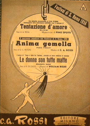 Tentazione d'amore ( slow ) - Anima gemella ( fox trot ) - Le donne son tutte matte ( moderato swing )