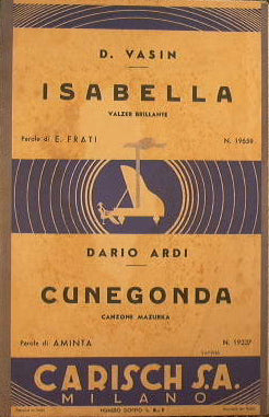 Isabella ( valzer brillante ) - Cunegonda ( canzone mazruka )