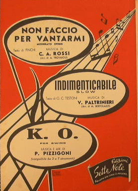 Non faccio per vantarmi ( moderato swing ) - Indimenticabile ( slow ) - K.O. ( fox swing )