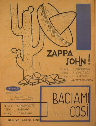 Zappa John ( marcetta moderata ) - Baciami così ( beguine bolero lento )