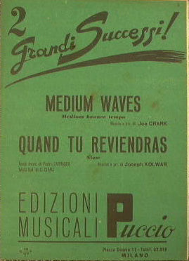 Medium Waves (tempo de rebote medio) - Quand tu Reviendras (lento)