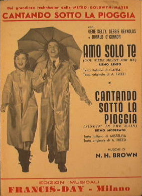 Sólo te amo (ritmo lento) - Cantando bajo la lluvia (ritmo moderado)
