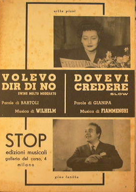 Volevo dir di no ( swing molto moderato ) - Dovevi credere ( slow )
