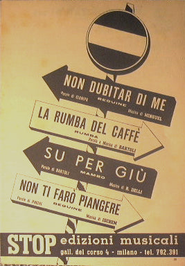 Don't doubt me (beguine) - The coffee rumba (rumba) - Up and down (mambo) - I won't make you cry (beguine)