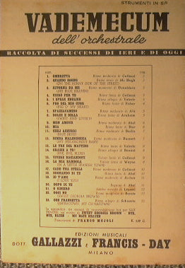 Vedemecum dell'Orchestra
