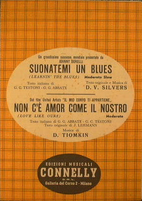 Suonatemi un blues ( moderato slow ) - Non c'è amor come il nostro ( moderato )