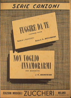 Fuggire da te ( canzone slow ) - Non voglio innamorarmi ( fox moderato )