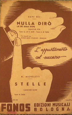 Nulla dirò ( canzone fox ) - Stelle ( canzone slow )