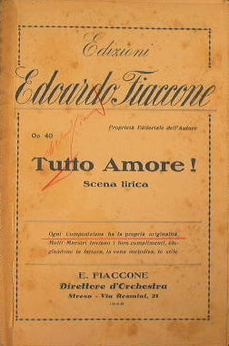 Tutto Amore (escena lírica)
