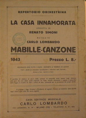 Mabille canzone ( valzer )