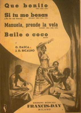 Que bonito (cha cha cha) - Si tu me besas (bolero cha cha cha) - Manuela zarpa (mambo cha cha cha) Baile o coco (baiao)