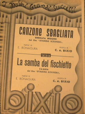 Wrong song (beguine serenade) - The whistle samba (samba)