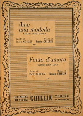 Amo una modella ( canzone ritmo allegro ) - Fonte d'amore ( canzone ritmo lento )