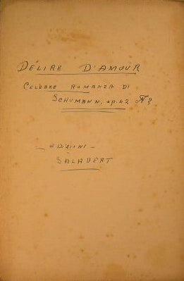 Delire D'Amour Op. 42 N.2 ( celebre Romance )