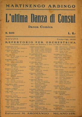 L'ultma Danza di Consul ( danza comica )