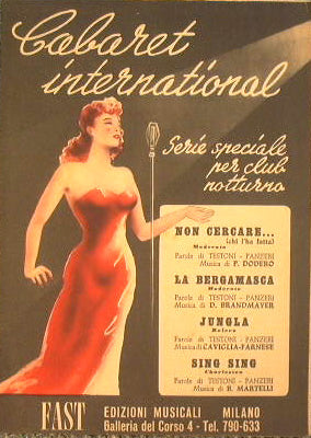 Non cercare chi l'ha fatta ( moderato ) - La bergamasca ( moderato ) - Jungla ( bolero ) - Sing sing ( charleston )