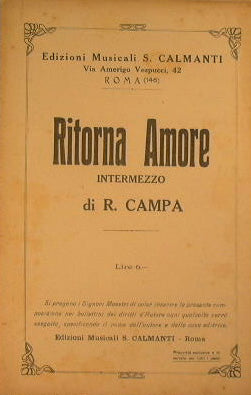 Ritorna amore ( intermezzo )