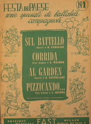 Sul battello ( mazurka ) - Corrida ( valzer spagnolo ) - Al garden ( mazurka ) - Pizzicando ( polka brillante )