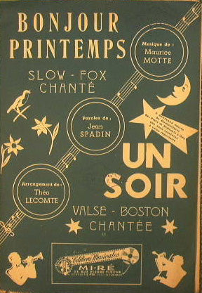 Bonjour Printemps ( slow fox ) - Un soir ( valzer boston )