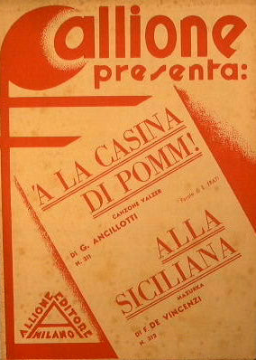 A la casina di Pomm ( canzone valzer ) - Alla siciliana ( mazurka )