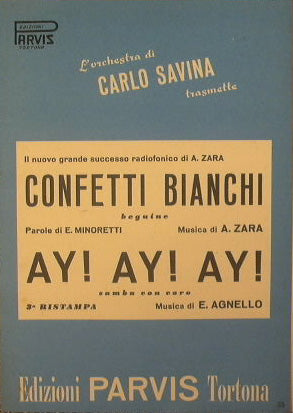 Confeti blanco (beguina) - Ay Ay Ay (samba con coro)