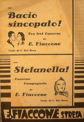 Syncopated kiss (fox trot song) - Stefanella (country song)