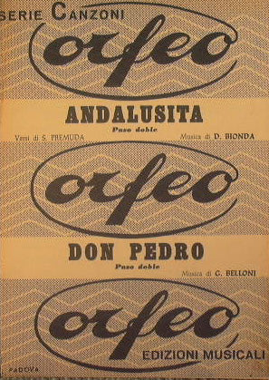 Andaluz (paso doble) - Don Pedro (paso doble)