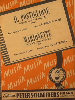 The postillion ( guter alter postillon ) ( slow ) - Marionette ( kleiner hampelmann )