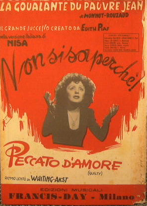 Sin of love (guilty) (slow rhythm) - You don't know why (la goualante du Pauvre Jean) (fox style 1925)