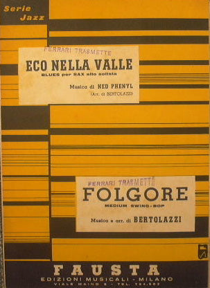 Echo in the Valley (blues para saxo alto solo) - Folgore (swing bop medio)