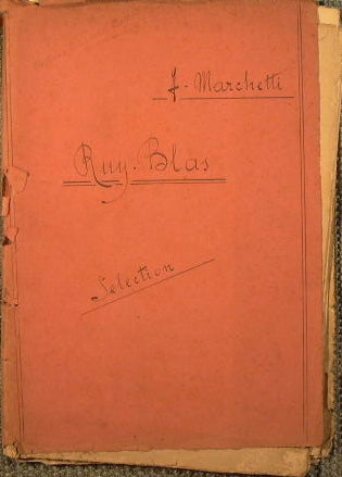 Selección sur Ruy-Blas (andante mosso)