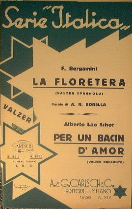 La floretera ( valzer spagnolo ) - Per un bacin d'amor ( valerz brillante )