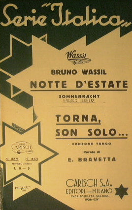 Summer Night (Sommernacht) (Slow Waltz) - Torna son solo (tango song)