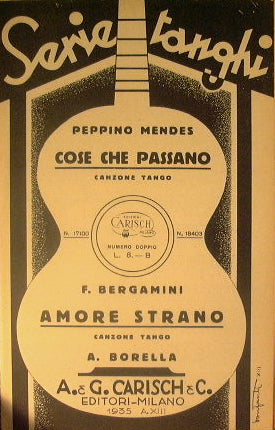 Things that pass (tango song) - Strange love (tango song)