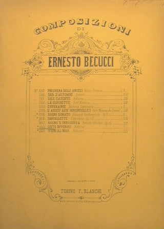 Lieto Avvenire ( notturno ) ( andante espressivo )