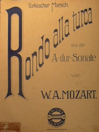 Turkischer Marsch (Rondo alla Turca) (allegretto)