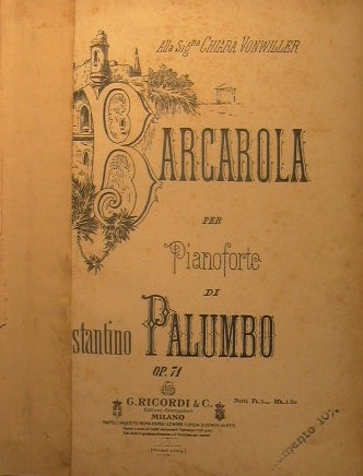 Barcarola (andantino suave)