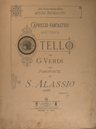 Otello - Capriccio
