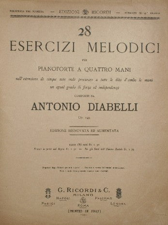 Miscellany of piano scores