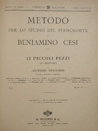 Miscellany of piano scores