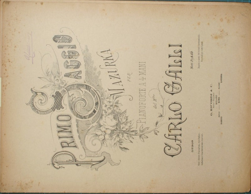 Primo saggio. Mazurka