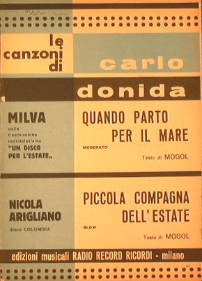 Quando parto per il mare + Piccola compagna dell'estate.