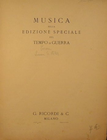 Tosca. Atto III Solo di Cavaradossi ''E lucevan le stelle''.